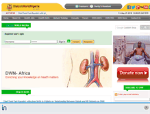 Tablet Screenshot of dialysisworldnigeria.org